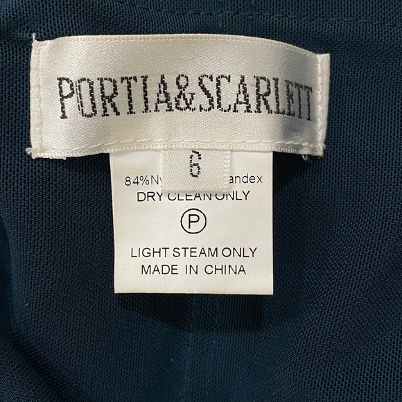 PS6321 Portia & Scarlett Teal Dress - Picture 12 of 13